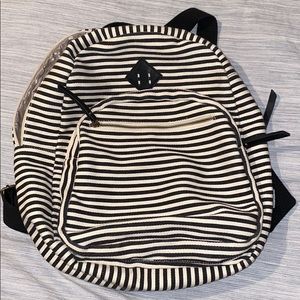Striped backpack